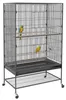 Jaula para pájaros PawHut con 2 puertas y ruedas, para aves Vista previa de la imagen del producto 1