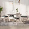 vidaXL Vankúš na sedenie 4 ks Tmavo šedá 40 x 40 x 12 cm Náhľad obrázku produktu 2