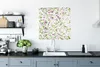 MuchoWow® Poster Ein weißes und rosafarbenes Blumendesign Produktbild-Vorschau 3