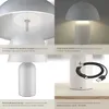 Malá retro stolní lampa Kade, stmívatelná - bílá Náhled obrázku produktu 5