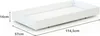 A white wooden drawer with dimensions indicated by measurement lines. Voir les images du produit