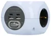 Steckdosen Würfel induktives Laden & USB  A+C, 1,4 m, weiß Produktbild-Vorschau 3