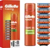 GILLETTE Fusion5 8 Stück Sensitive Rasiergel 200 ml Produktbild-Vorschau 1