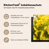 KitchenYeah© Herdabdeckplatte Eine gelbe Mimosenblüte , Produktbild-Vorschau 6