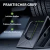 4x Unterlegkeil mit Griff 1,5 t je Paar Radkeil Kunststoff Produktbild-Vorschau 5