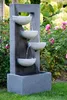 dobar Großer Design-Gartenbrunnen mit Pumpe und LEDŽs, Produktbild-Vorschau 3