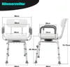 Jopassy Duschhocker Badhocker Höhenverstellbar Duschstuhl Produktbild-Vorschau 5