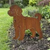Edelrost Labradoodle - Rost Deko Hund Rostfigur Gartendeko Produktbild-Vorschau 2