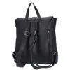 The Skandinavian Brand Damen Leder Rucksack  schwarz : Produktbild-Vorschau 4
