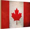 vianmo Holzschild 12x18 cm Kanada Fahne Flagge Wappen Produktbild-Vorschau 1