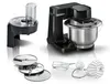 Bosch Serie 2 MUMS2EB01, 3,8 l, Schwarz, Edelstahl, Tasten, Produktbild-Vorschau 1