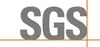 The image shows the letters SGS in large grey font, with orange lines forming a grid behind and below the letters. Anteprima dell’immagine prodotto