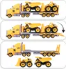 Malplay camion set rimorchio con 2 veicoli da costruzione Anteprima dell’immagine prodotto 9