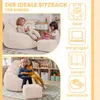 Dreamroots Bean Bag 70x70x70 cm Pouf enfants avec dossier Voir les images du produit 6