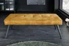 riess-ambiente Design Sitzbank BOUTIQUE 100cm senfgelb Samt Produktbild-Vorschau 6
