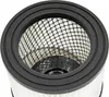 A close-up view of the top of a cylindrical air filter, showing the pleated filter material and a black rubber seal. Produktbild-Vorschau