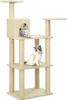vidaXL Graffiatoio in sisal crema 118,5 cm Anteprima dell’immagine prodotto 16