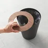 Yamazaki Home kosz na śmieci mały 28cm z drewnianą pokrywą Podgląd zdjęcia produktu 12