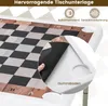 COSTWAY 90 cm inklapbare speeltafel, vierkante tafel met Productafbeelding-voorbeeld 6