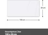 Magnettafel 100x50cm Pinnwand Whiteboard beschreibbar - Produktbild-Vorschau 6
