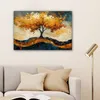 MuchoWow® - Leinwandbilder - Baum - Natur - Gold - Modern, Produktbild-Vorschau 6