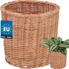 KOTARBAU® Proutěný koš na sázení Přírodní barva Výška 23 cm Náhled obrázku produktu 1