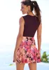LASCANA Hosenrock mit Blumendruck aus Viskosejersey pink Produktbild-Vorschau 4