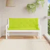 Cuscini per panca da giardino 2 pz. Tessuto Oxford verde Anteprima dell’immagine prodotto 3