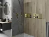 Mexen X-Wall-R półka wnękowa z kołnierzem 45 x 20 cm, złota Podgląd zdjęcia produktu 4