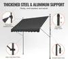 Tenda da sole a morsetto SucceBuy 250 x 120 cm, tenda da Anteprima dell’immagine prodotto 3