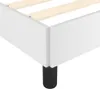 vidaXL Bettgestell mit Kopfteil ohne Matratze Weiß 100x200 Produktbild-Vorschau 5