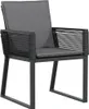 vidaXL Sedie da giardino con cuscini 4 pezzi in polirattan Anteprima dell’immagine prodotto 4