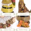 Set van 3 tuinkabouters, herfstdecoratie, kunstharsfiguren, Productafbeelding-voorbeeld 5