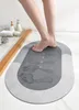 Tappeto assorbente da bagno 40 x 60 cm ovale, grigio Anteprima dell’immagine prodotto 3