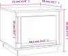 vidaXL Couchtisch Räuchereiche 51x50x44 cm Holzwerkstoff Produktbild-Vorschau 8