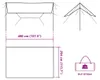 vidaXL Tarp Vert 400x294 cm Imperméable à l'eau Voir les images du produit 7