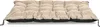 A long, padded cushion with a beige top and black bottom, shown from a slightly elevated front view against a white background. Náhľad obrázku produktu
