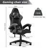Chaise de jeu ergonomique - coussin lombaire + appui-tête - Voir les images du produit 2