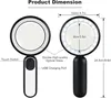 LED Lupe, Leselupe mit Licht, Handlupe, Juwelierlupe, Produktbild-Vorschau 8