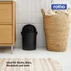 Rotho Abfalleimer Set 10 l und 30 l ROLL BOB - Müllsystem Produktbild-Vorschau 8