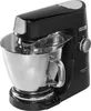 A black and silver Kenwood stand mixer is shown against a white background. Voir les images du produit