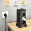 12 Fach Mehrfachsteckdose mit 4 USB Steckdosenturm Produktbild-Vorschau 6