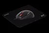 A black gaming mouse and mousepad are shown against a black background. Anteprima dell’immagine prodotto