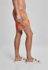 Urban Classics Badehose Floral Swim Shorts Orange-XL Produktbild-Vorschau 9