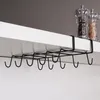 Pratico appendiabiti da cucina nero per tazze: facile Anteprima dell’immagine prodotto 8