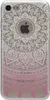 A clear, front-facing product shot of an iPhone case with a henna-inspired design. Produktbild-Vorschau