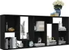 Libreria nera 67x24x161 cm in materiale ligneo Anteprima dell’immagine prodotto 5