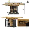 Flieks table à manger pliante, table de cuisine pour 4-6 Voir les images du produit 4