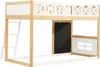 A loft bed with a chalkboard and a window feature. Náhled obrázku produktu