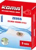 KOMA ZE05S - Sáčky do vysavače Zelmer Vodník textilní, 5ks Náhled obrázku produktu 3